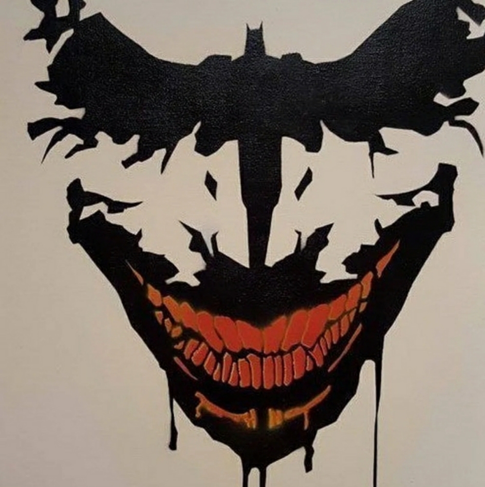 The Batman Who Laughs Acrylic painting